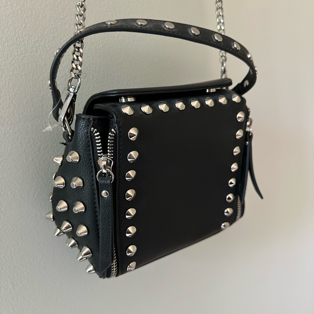 Zara Studded Black Handbag
